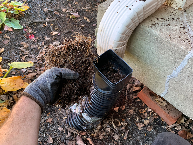 Underground Gutter Drain Cleaning service near Winder GA