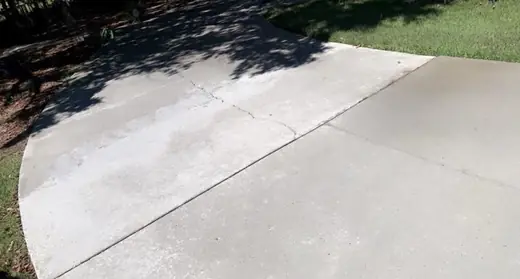 After Driveway Cleaning