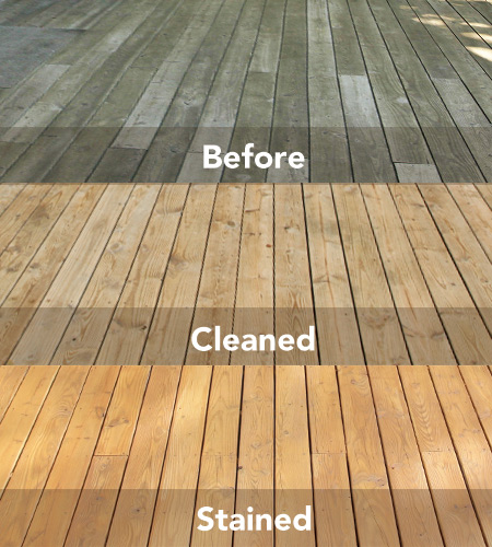 Deck Cleaning & Staining project photo for Clean Defense Force in Winder Area, GA