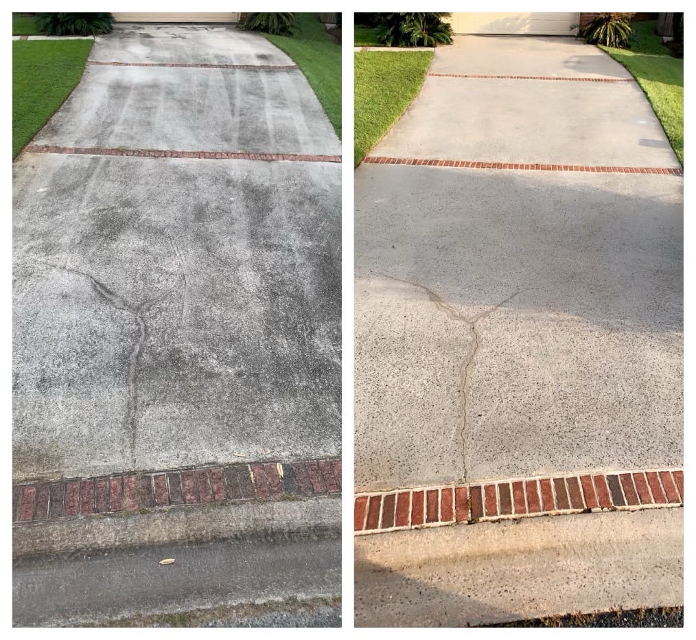 Driveway Cleaning project photo for Clean Defense Force in Bethlehem, GA
