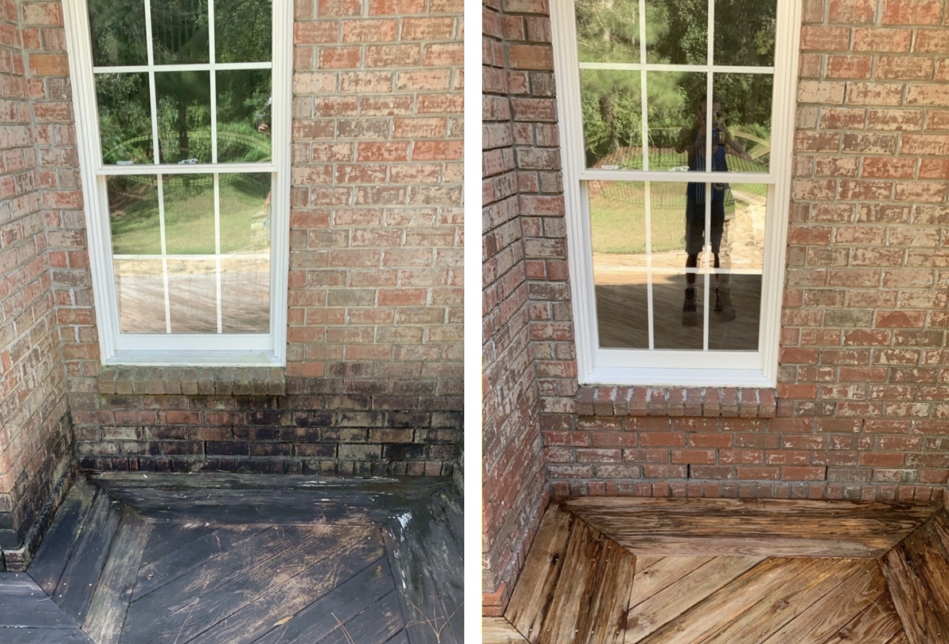 Deck Cleaning project photo for Clean Defense Force in Bethlehem, GA