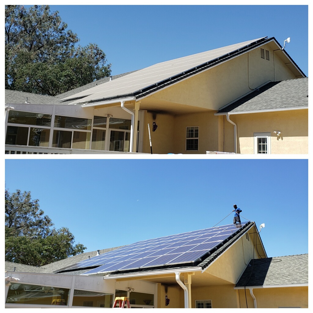 Solar Panel Cleaning project photo for Clean Defense Force in Braselton, GA