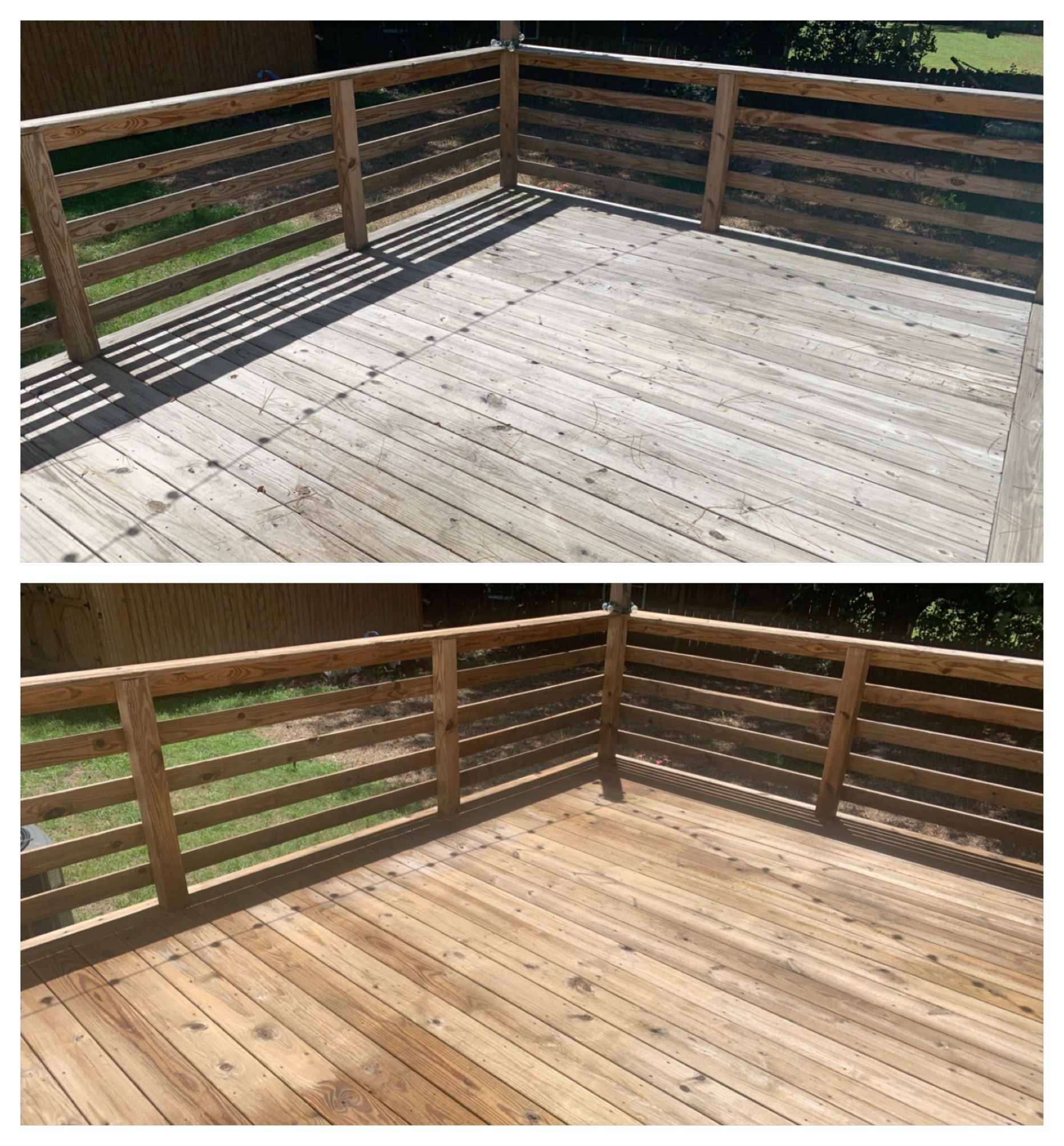 Deck Cleaning project photo for Clean Defense Force in Braselton, GA