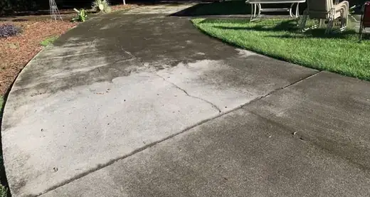 Before Driveway Cleaning · Winder, GA