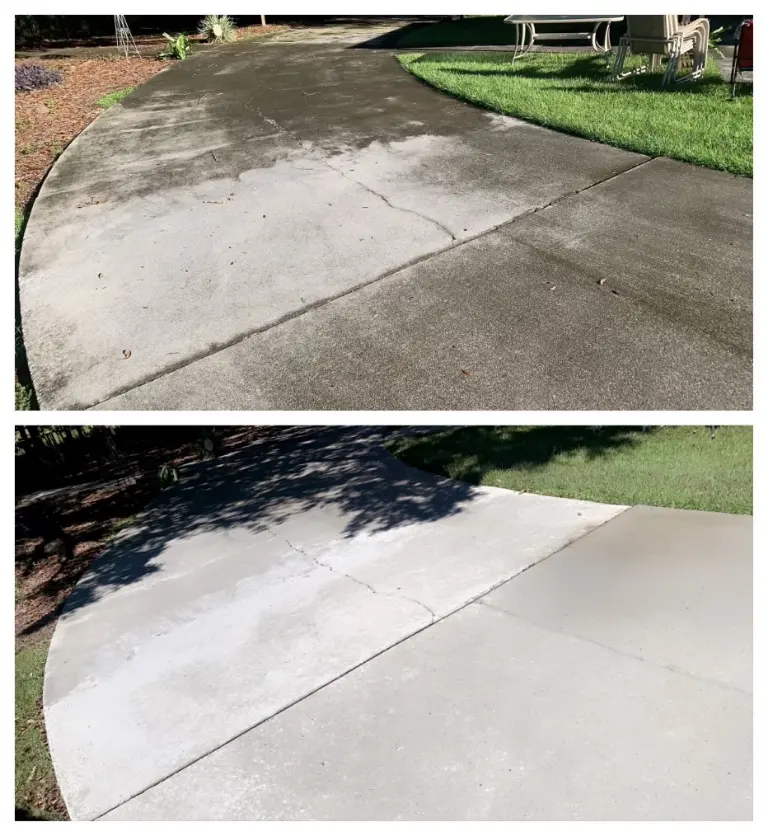 Driveway Cleaning project photo for Clean Defense Force in Winder, GA