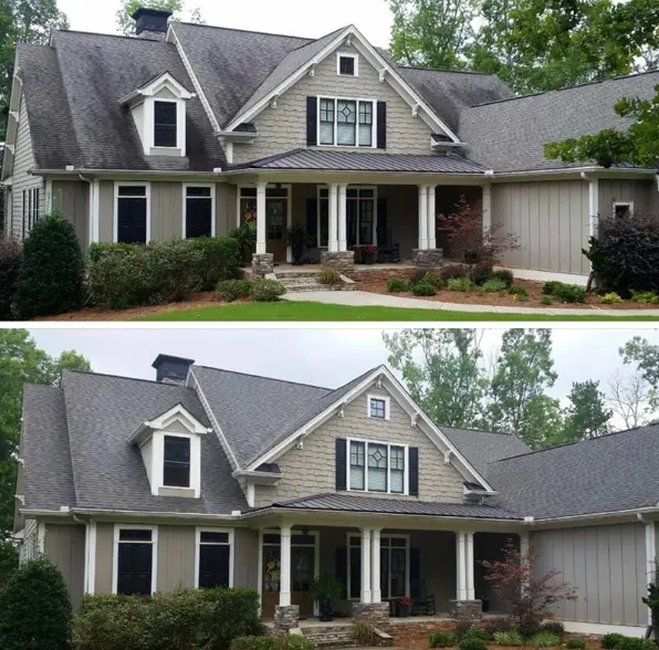 Roof Cleaning project photo for Clean Defense Force in Jefferson, GA