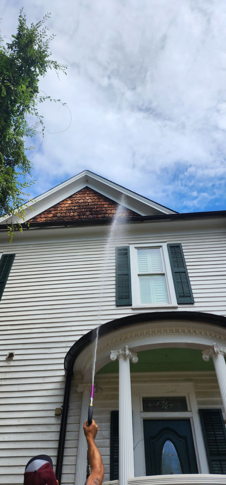 Comprehensive Wood Porch Restoration and House Washing at the Historic Delaperriere House in Hoschton, GA Thumbnail