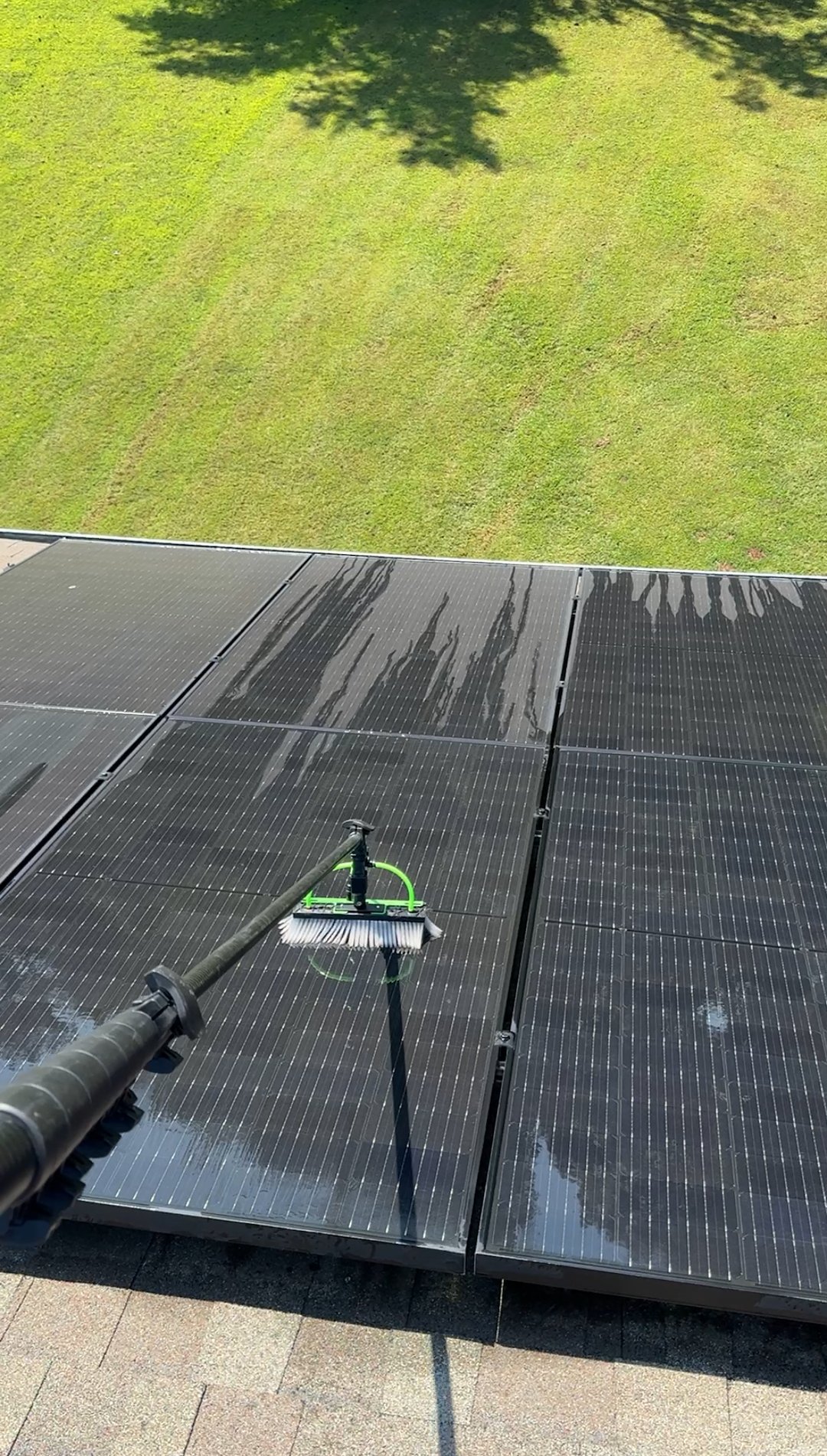 Residential Solar Panel and Window Cleaning in Auburn GA – 19 Panels Restored and Crystal Clear Windows